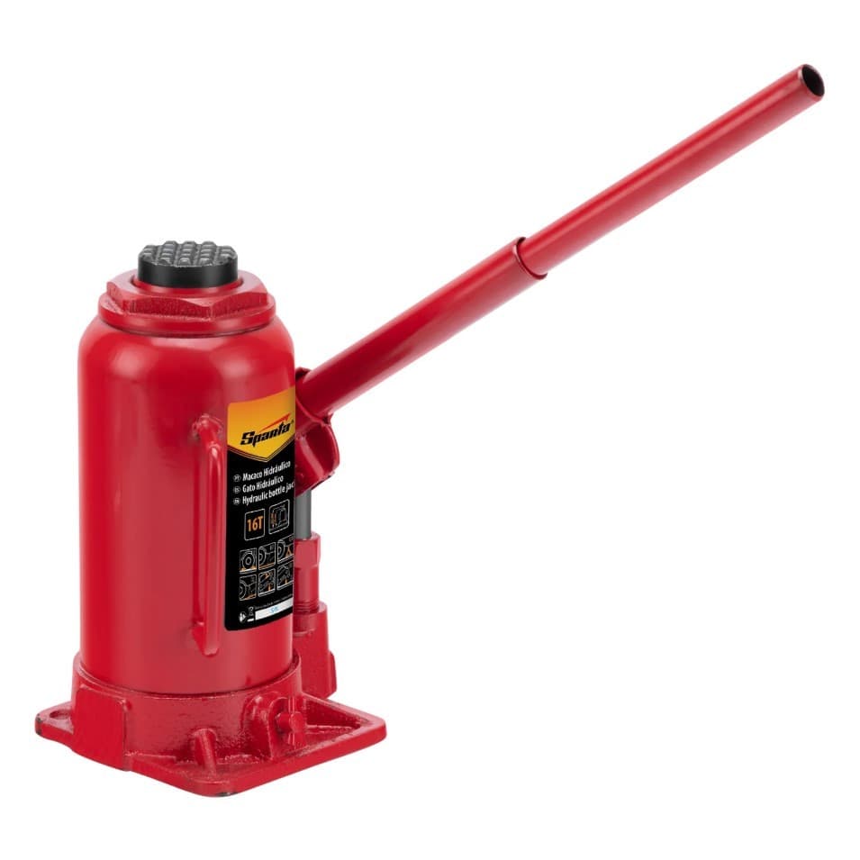 MACACO HIDRAULICO TIPO GARRAFA 16 T ELEVACAO 220 - 420 MM SPARTA