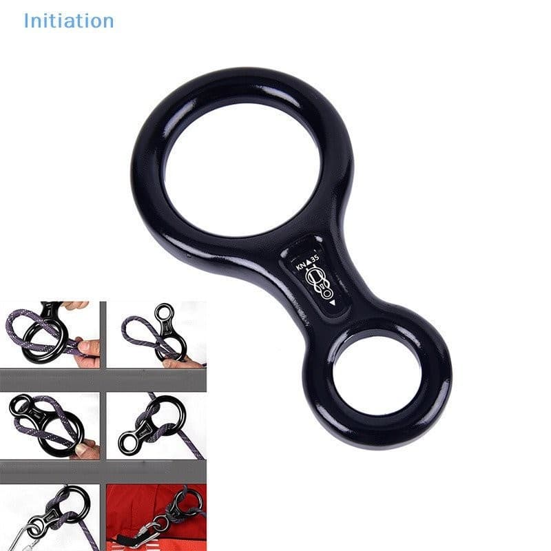 Iniciação 35KN Montanhismo Em Rocha Escalada Figura 8 Equipamento Rappel De Belay Descendente
