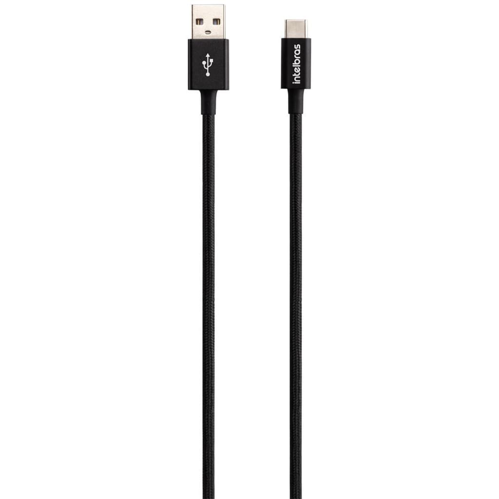 Cabo Usb-C 1,5M Nylon Preto Euac 15Np Intelbras