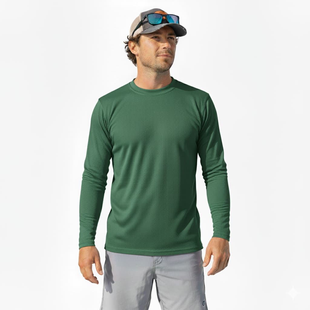 Camisa de Proteção Solar Manga Longa UV Motoboy Praia Treino Diversas Cores Plus Size