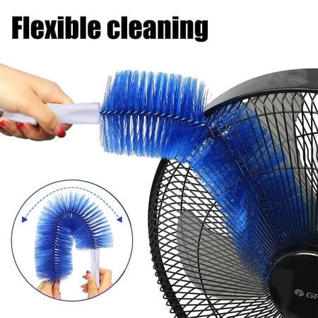 Escova Limpador De Ventilador Espanador De Pó Flexível Para Limpar Ar Condicionado Janela Ajustável
