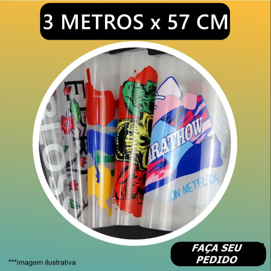 DTF Impressão  I3200 A1 Alta Qualidade Para Estamparia Blusas de Qualquer Tecido 3 METROS por 57 CM