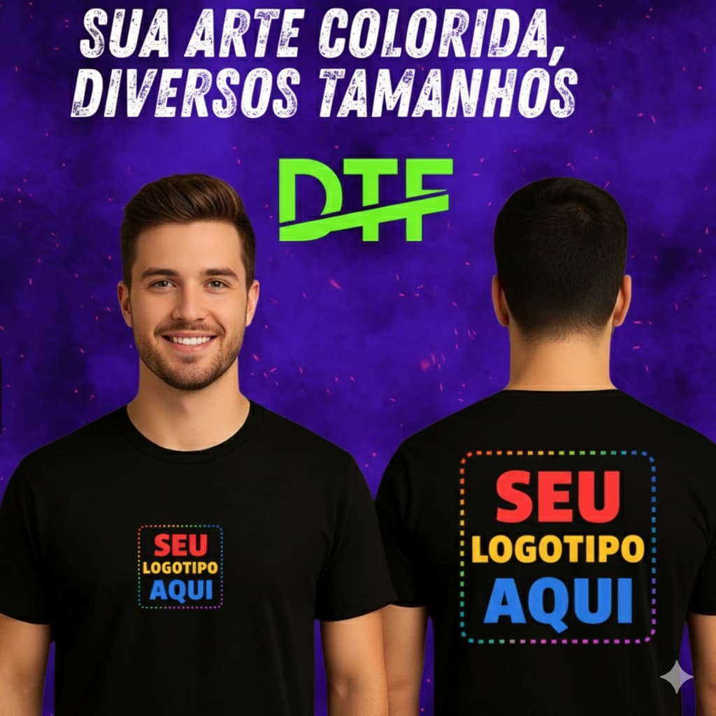 Logotipos Termocolantes Para Camisetas de Uniformes, times de Futebol - DTF Têxtil Vários Tamanhos
