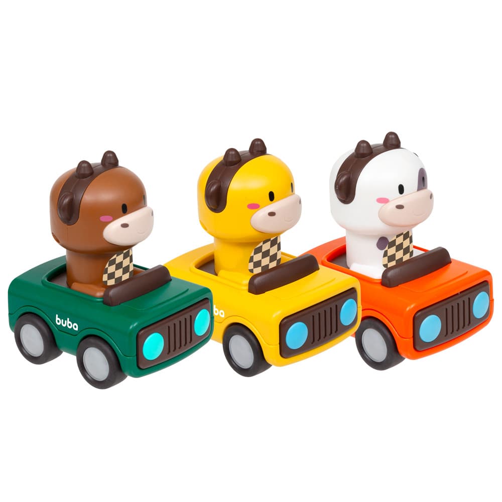 Carrinho de Fricção Animal Racing Buba Carrinho infantil
