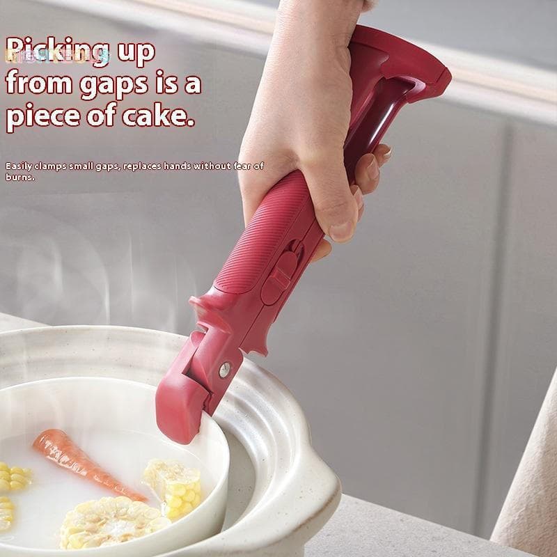 Rightrous 1PC Clipe Anti-Queimadura Silicone Cozinha Escaldadura Placa Tigela Prato Pote Titular Quente Levantador Acess