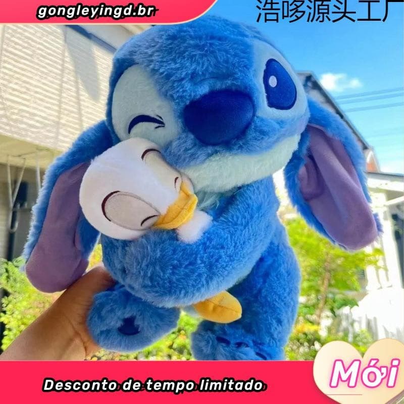 40CM Brinquedo de Pelúcia Lilo & Stitch Cartoon Abraço Pato Donald Bonecas de Anime Lembrança Colecionável CNW7
