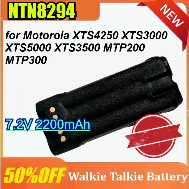 NTN8294 Para Motorola XTS4250 XTS3000 XTS5000 XTS3500 MTP200 MTP300 7.2V 2200mAhl Walkie-talkie Bateria Níquel-meta