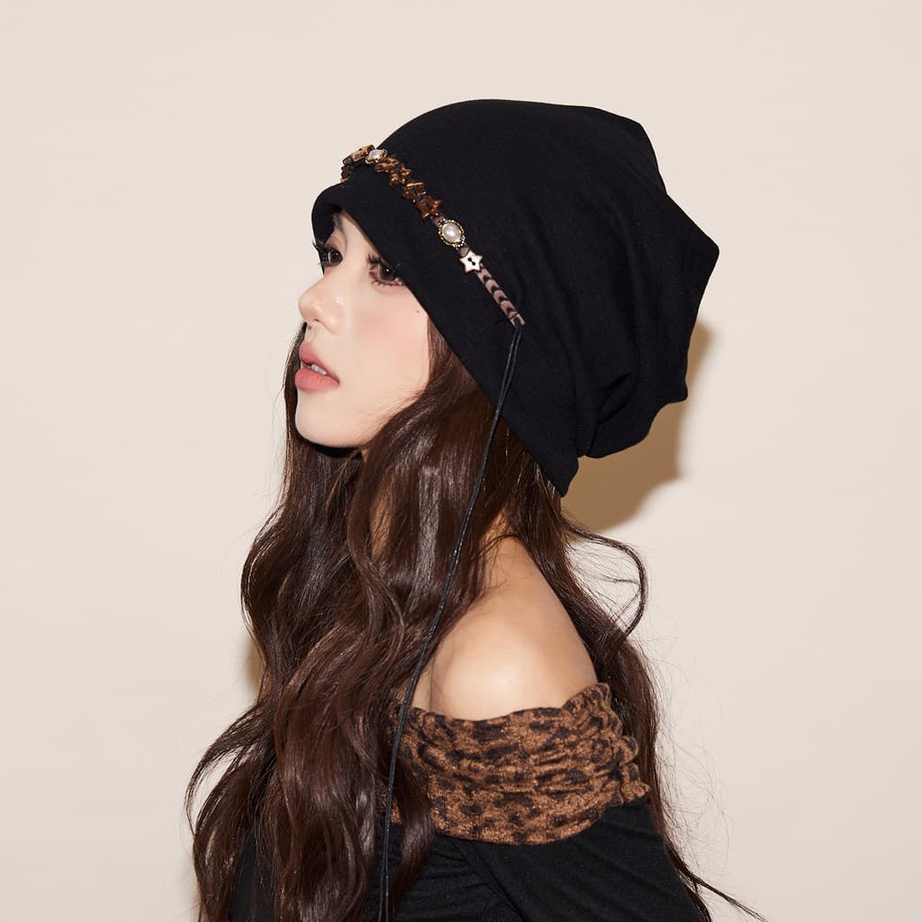 Outono All-Match marrom pilha chapéu meninas Retro estrela borla chapéu frio rosto solto pequeno pulôver chapéu na moda