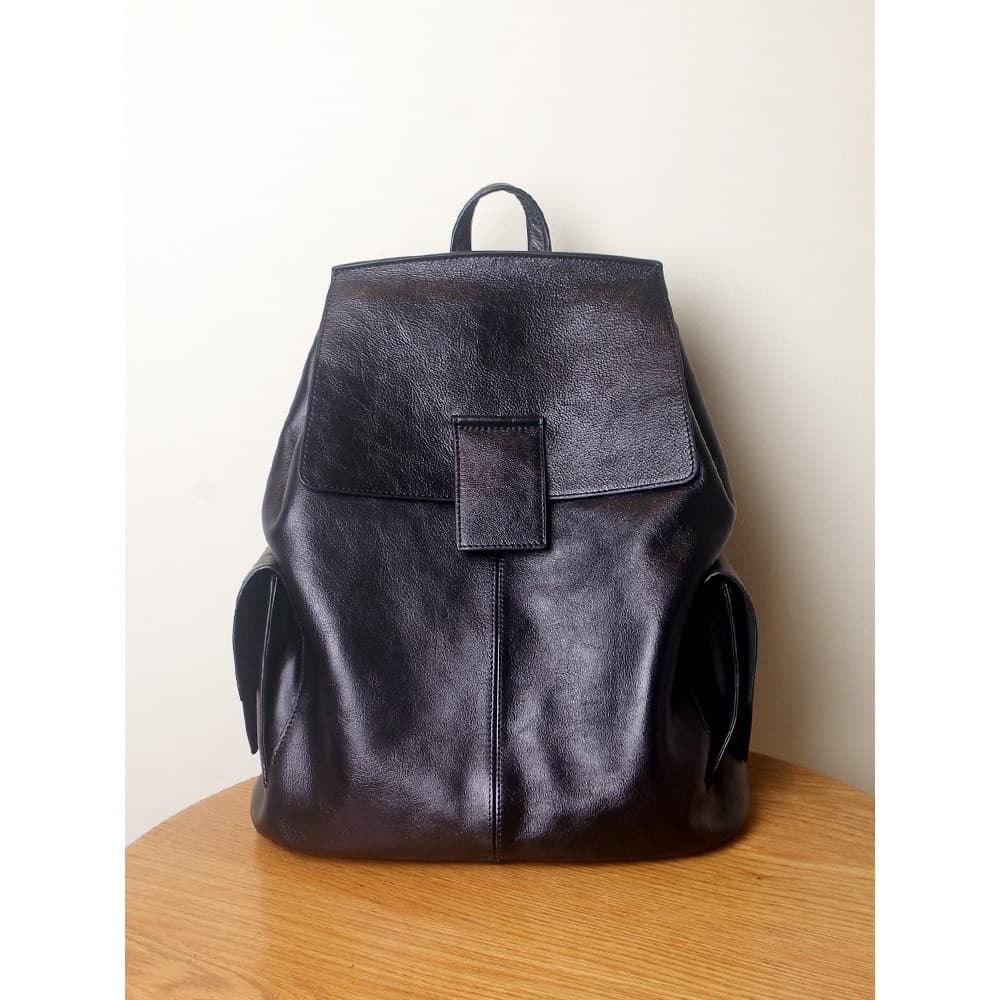 High-End mochila de couro genuíno feminino grande capacidade 2025 novo estilo primeira camada saco de escola de couro da
