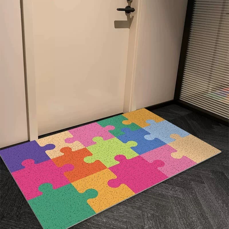 Tapete de porta engrossado lavável