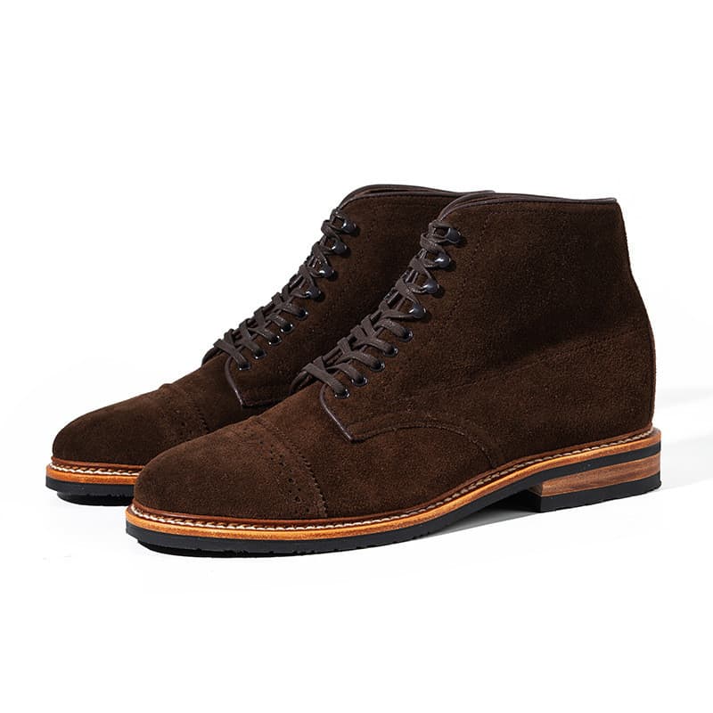 Botas Cargo retrô americanas Goodyear, camada superior de couro, botas Martin de camurça, couro genuíno, botas curtas ma