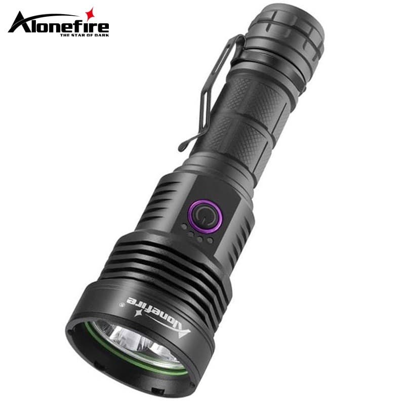 Lanterna luz forte recarregável Super brilhante pequeno Xenon ao ar livre doméstico portátil dedicado led luz de longo a