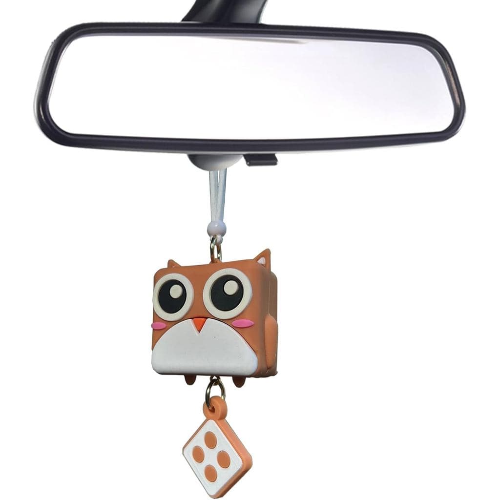 Acessórios para Pendurar no Espelho do Carro, Acessórios de Espelho Retrovisor com Cachorro Balançante Fofo para Homens