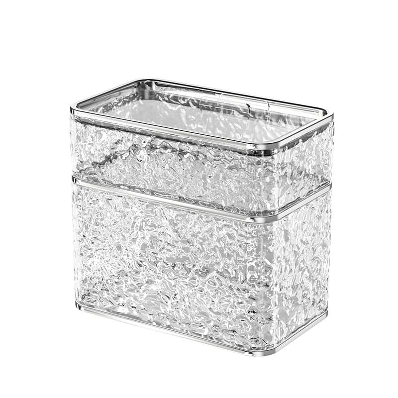 Caixa de tecido higiênico sem perfuração, luz de alto valor, luxo, montagem na parede, casa, banheiro, caixa de papel hi