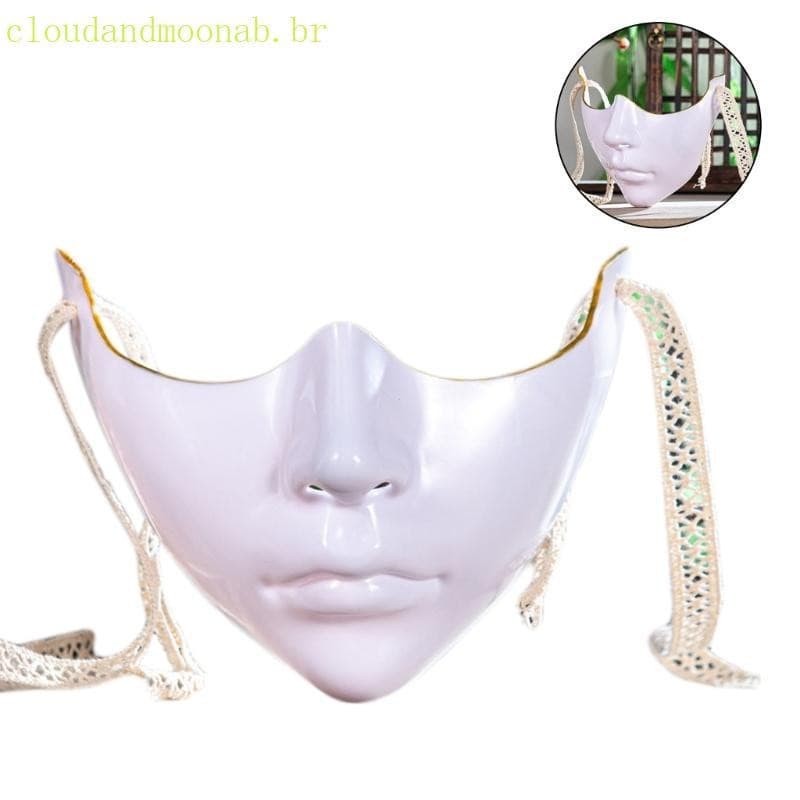 CLO Halloween Máscara Olho Traje Masquerade Capa Boca
