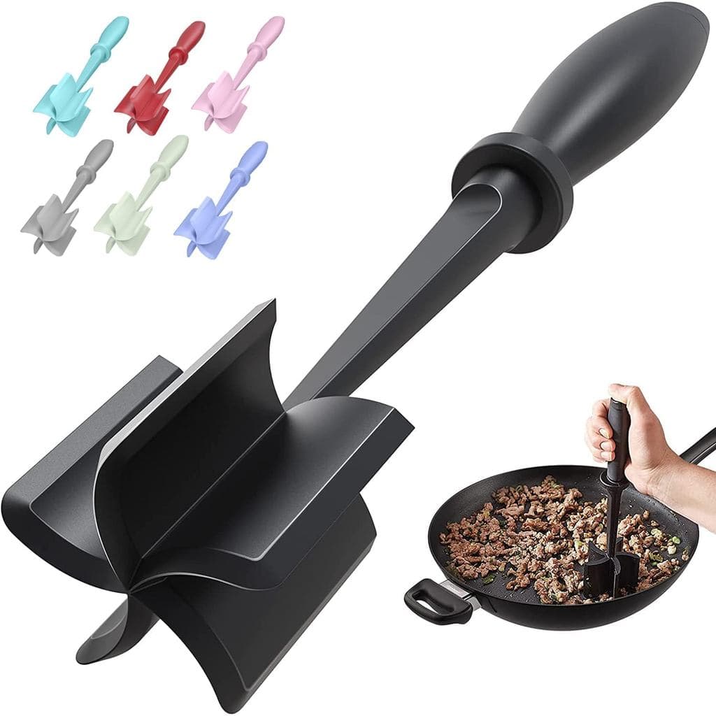 Picador de Carne, Moedor de Hambúrguer, Esmagador Premium Resistente ao Calor para Carne Moída, Moedor de Hambúrguer, Fe