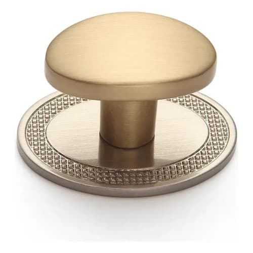 Pux Rodi Estilo Beetle Com Base Granado Dourado Gold Fosco Escovado Ponto Com Base Granado