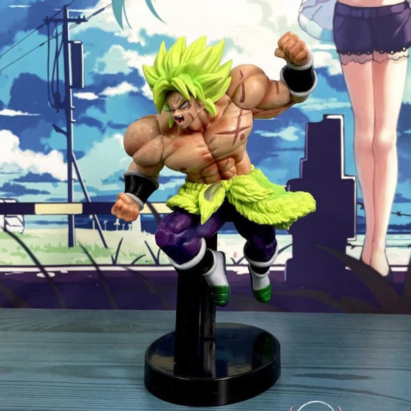 Figura de Ação Super Saiyan Muscle Broly de 21cm, Versão do Filme Dragon Ball Z, Modelo em PVC, Brinquedo Colecionável N
