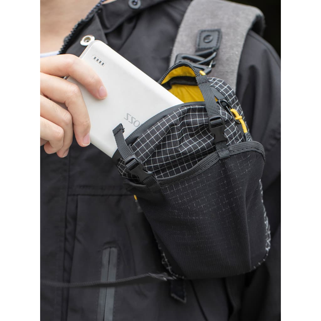 Bolsa com alça de ombro ao ar livre Bolsa para celular Caminhadas Bolsa de armazenamento para garrafa de água Bolsa de e