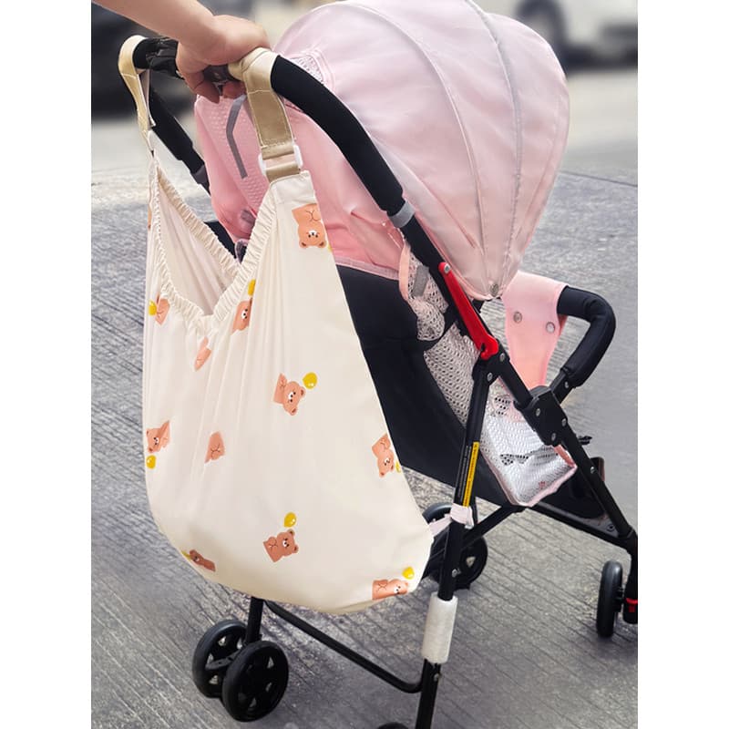 Ins versão coreana saco de armazenamento de carrinho de bebê passeio garrafa de bebê saco de armazenamento de fraldas an
