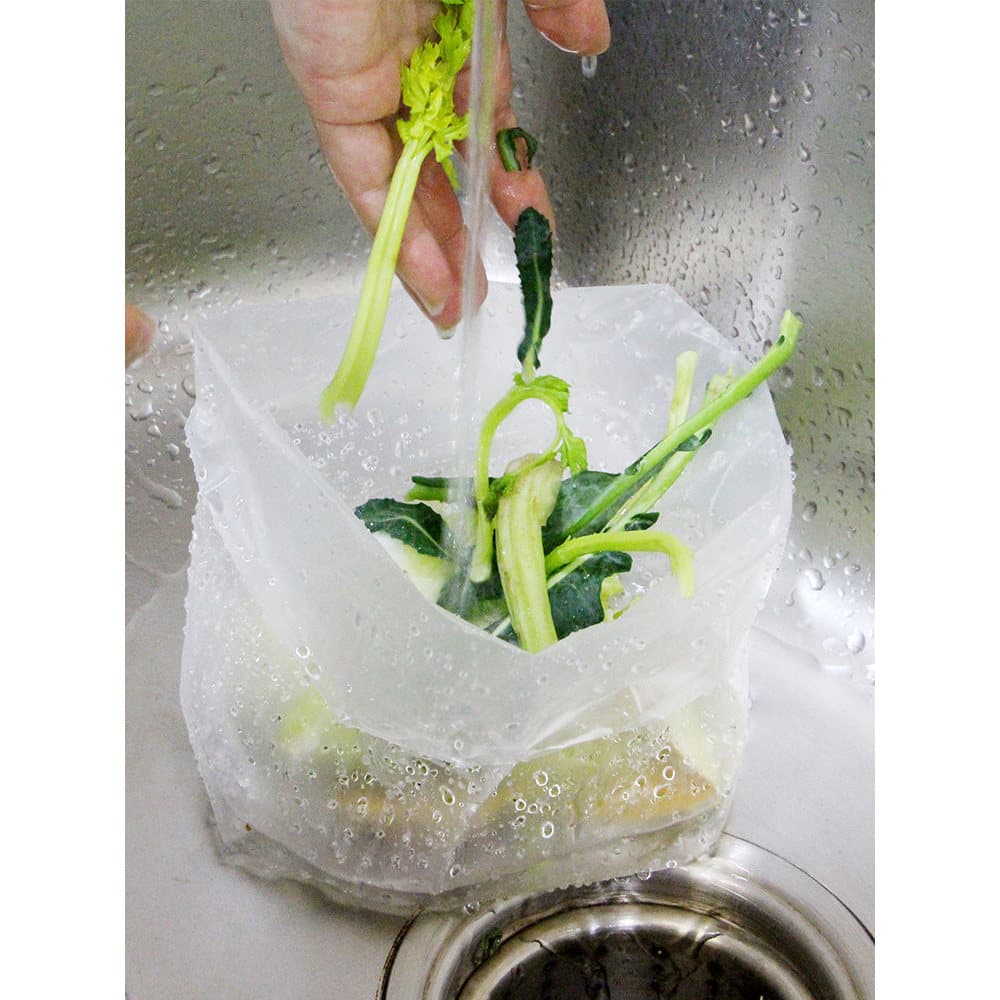 Auto-sustentável dreno saco de lixo descartável cozinha casca filtro de resíduos de cozinha saco de malha pia separação