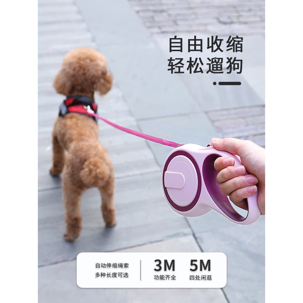 Trela do cão retrátil automática Teddy grande médio pequeno cão andando coleira Golden Retriever cão corrente suprimento
