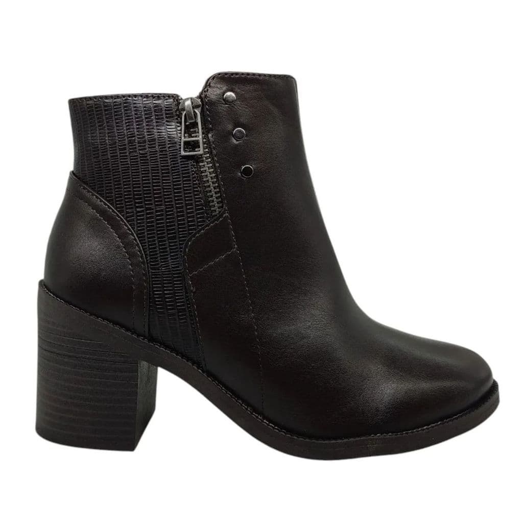 BOTA FEMININA COMFORTFLEX 2599331 ZIPER LATERAL OFERTA SALTO 6 CENTIMETROS