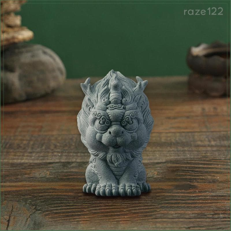 [Raze122] Lucky Beast Pixiu Ornamento Escultura Colecionável Delicada Esculpida À Mão Chinesa