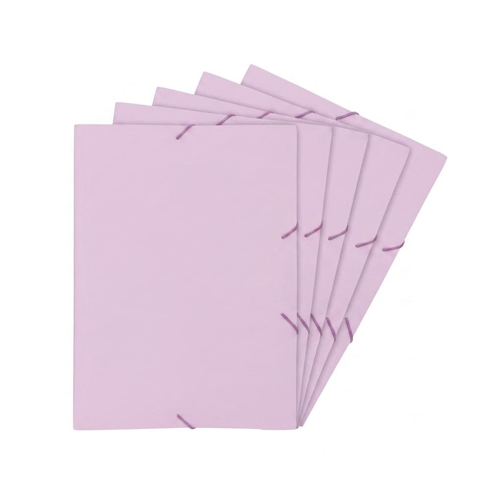 Pasta Aba Elastica Oficio Roxo Pastel 5 und ACP