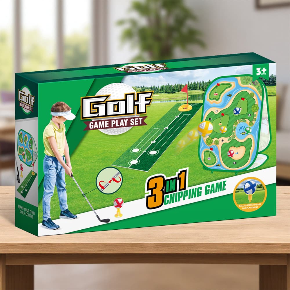 Crianças prática de golfe alvo brinquedos ao ar livre pai-filho jogando bola pegajosa conjunto presentes brinquedos de a