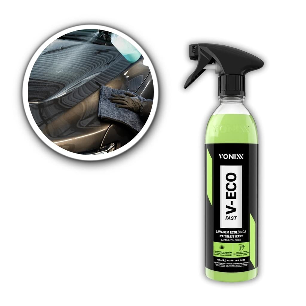 Produto Para Lavar Carro e Moto À Seco V-Eco Fast Vonixx
