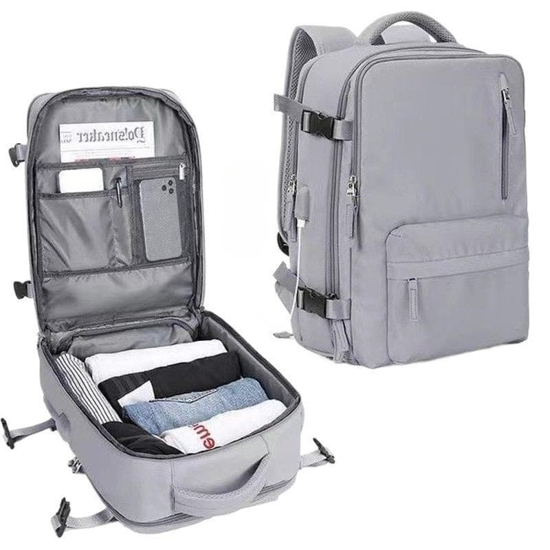 Mochila Masculina Feminina Grande Capacidade Multifuncional De Viagem Com Divisor Notebook Resistente Agua