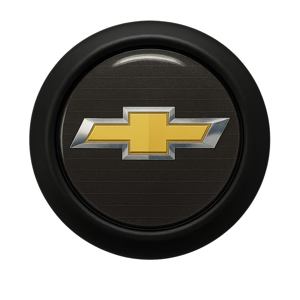 Botão de Buzina Chevrolet Universal para Volantes Esportivo 4.4CM Volantes Cougar e Shutt  Antigo
