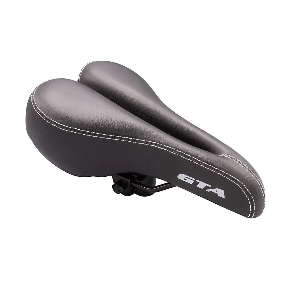 Selim Bike Banco Mtb Vazado Conforte Com Carrinho Preto Gta