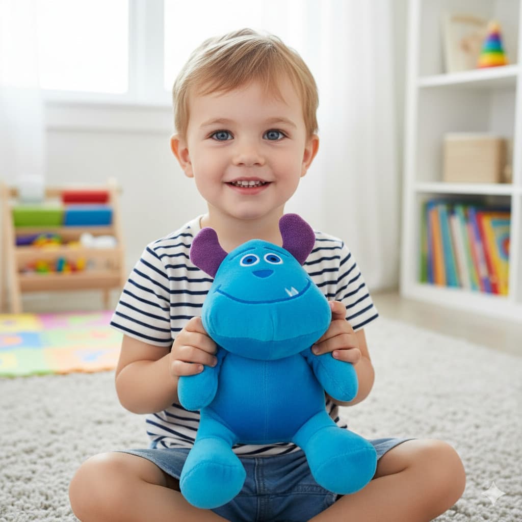Pelúcia Sulley  Monstros S.A 26cm Urso de Pelúcia Brinquedo de Pelúcia