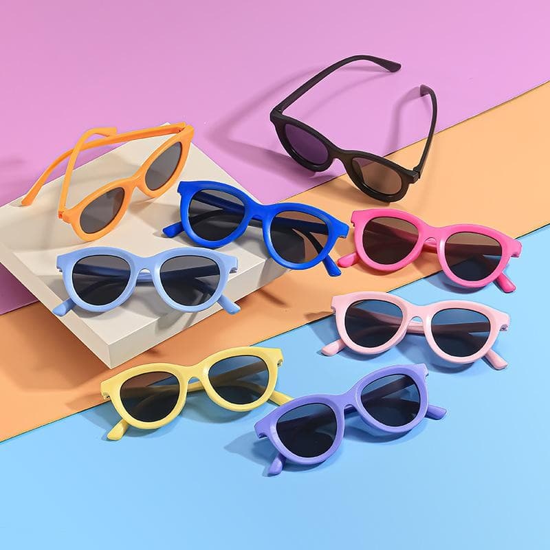 Óculos De Sol Infantis Para Meninas , Protetor Solar De Verão , Multicoloridos De Proteção UV Meninos
