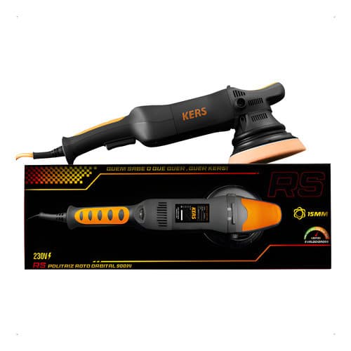 Kers Politriz Roto Orbital 21mm Rs 900w 60hz 220v Preto/laranja