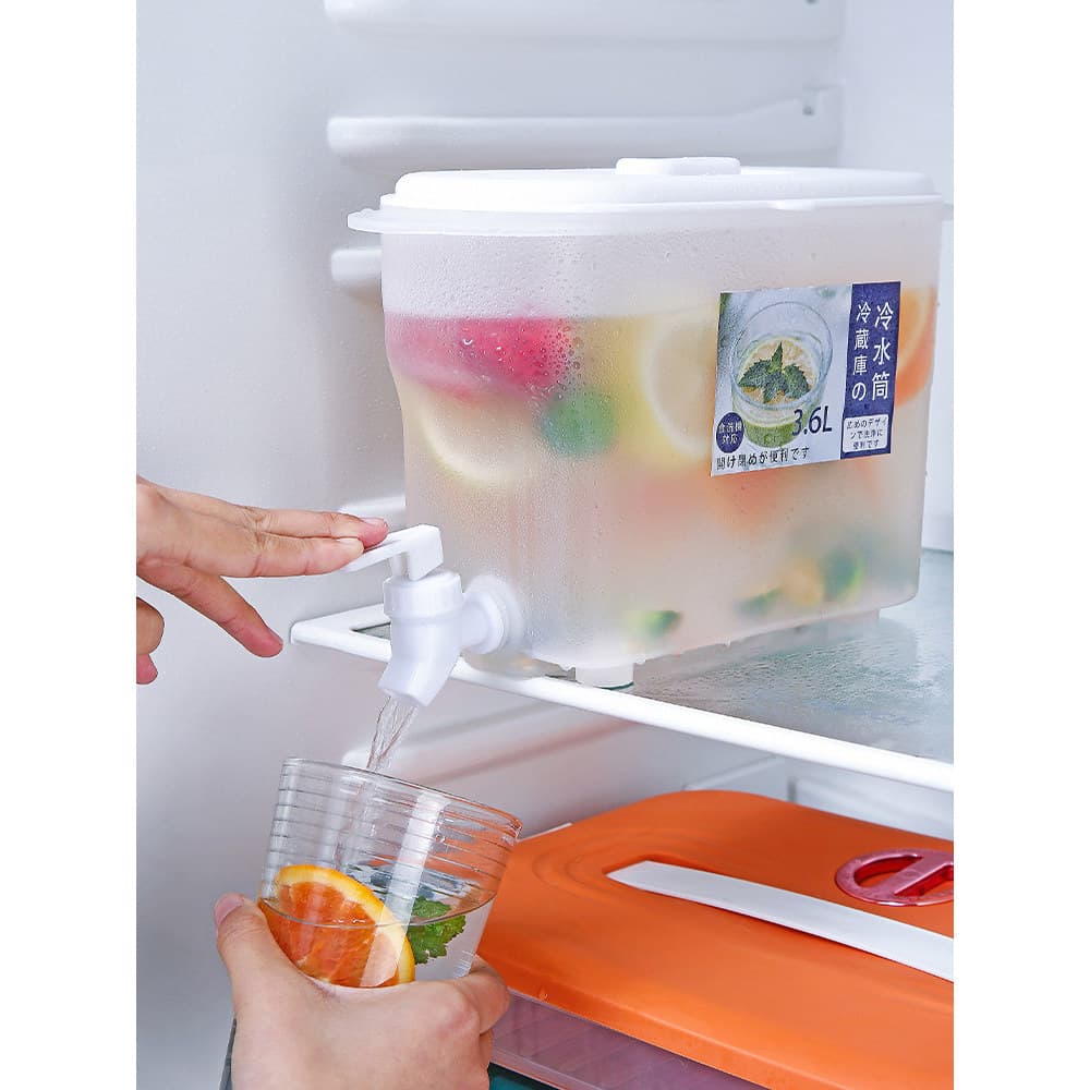 Chaleira fria para geladeira com torneira Chaleira doméstica de grande capacidade Bule resistente a altas temperaturas d