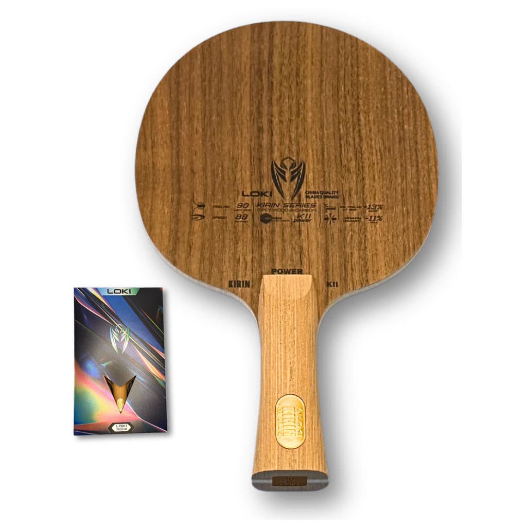 Raquete Clássica Tênis Mesa Loki K11 Carbono Profissional