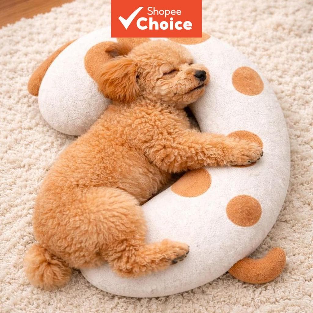 Almofada de dormir para cachorro: macia, confortável, multifuncional, lavável à máquina, proporcionando companhia e