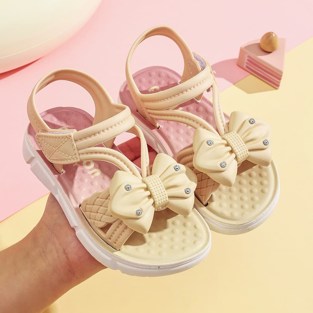 2026 novo estilo crianças sandálias de verão meninas sola macia princesa bebê antiderrapante praia estudante bonito sapa
