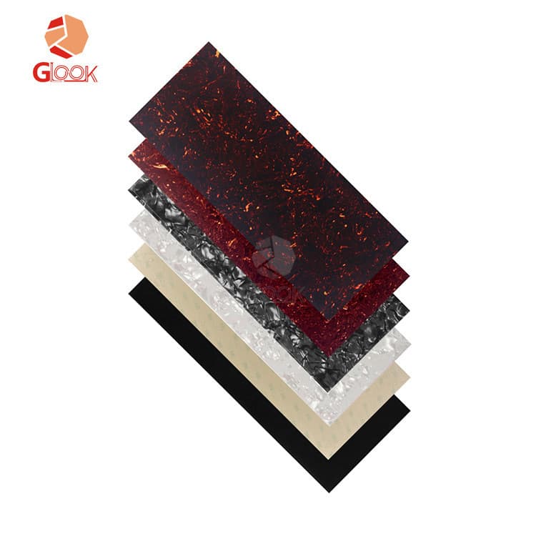 Painel decorativo de madeira em bruto para pickguard de guitarra folk, material para pickguard de guitarra que pode ser