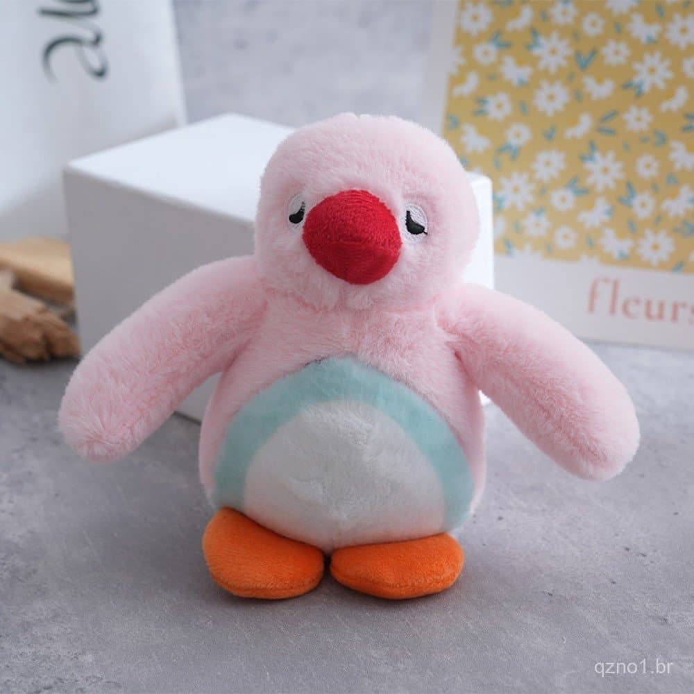 Chaveiro de Pelúcia de Pinguim, Pingente de Boneco de Pinguim de Desenho Animado, Fofo e Engraçado