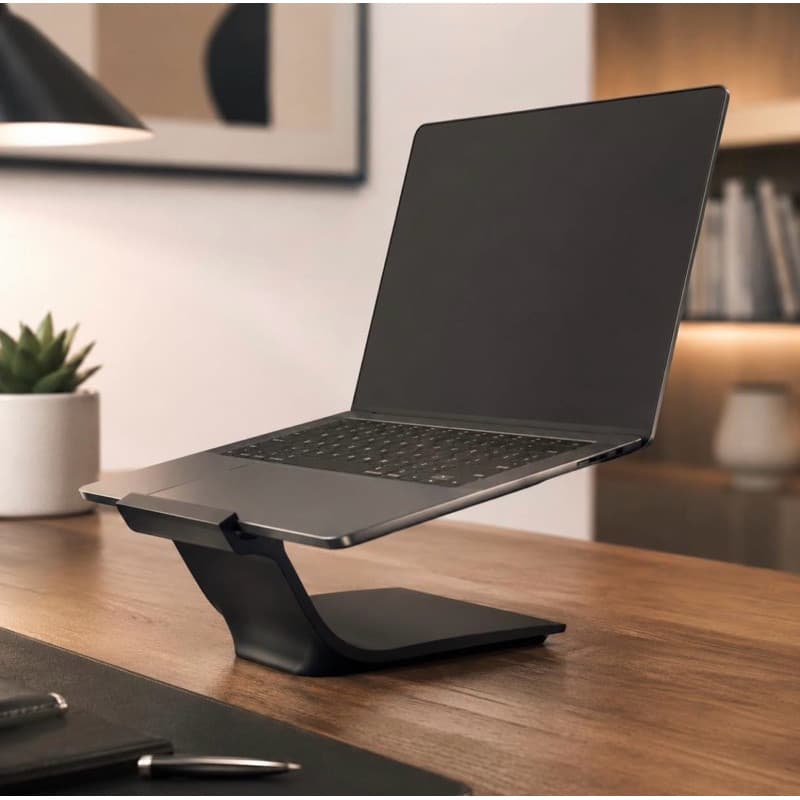 Suporte Notebook Premium Flutuante Macbook Laptop e iPad Games - Jogos - Trabalho - Home Office