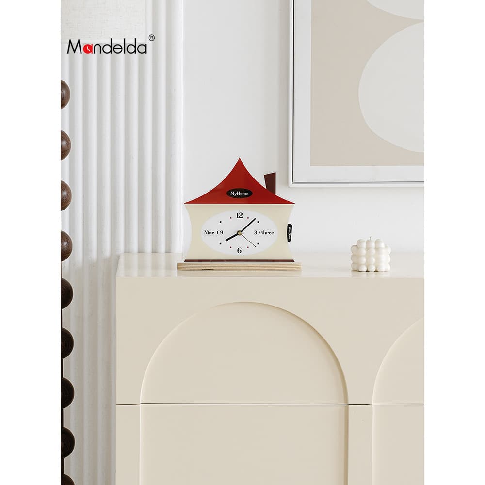 Mandelda marca coreana relógio de entrada ornamentos criativos casa sala estar TV gabinete Desktop relógio decoração