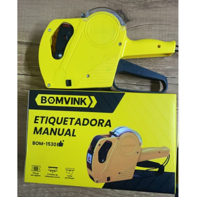 BOM-1530Etiquetadora Manual Rotuladora de 8 digitos - Profissional