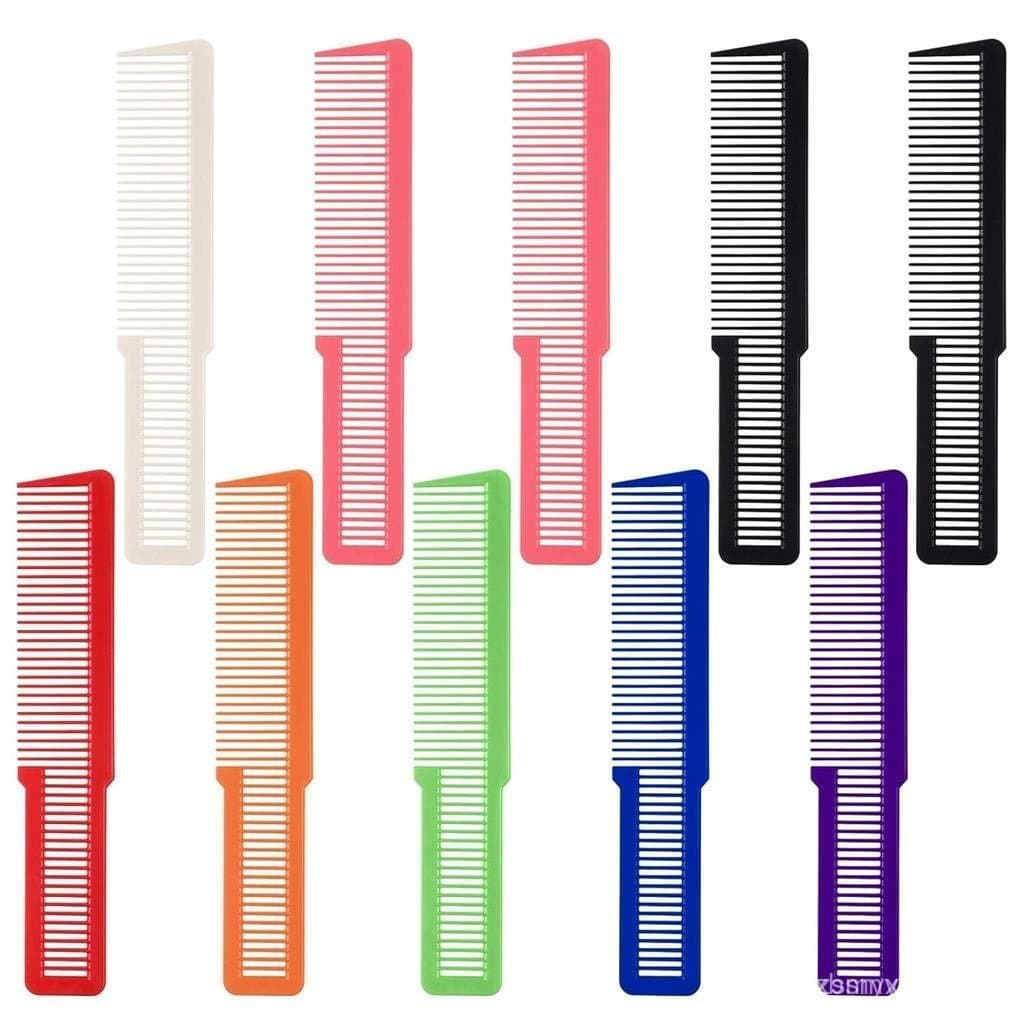 10 Pentes de Barbeiro, Pentes para Corte de Cabelo, Pente Profissional de Dentes Finos, Pente para Máquina de Corte, Pen