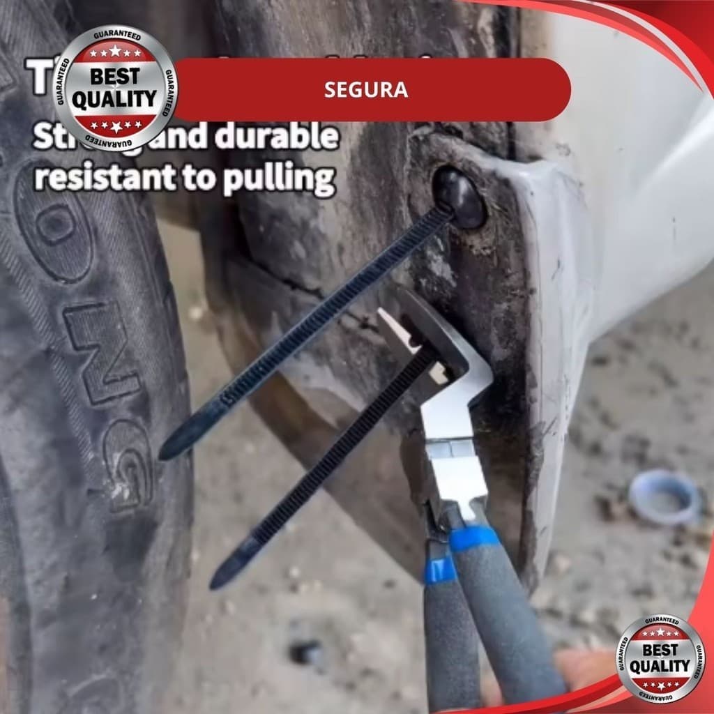 10 ou 20 Abraçadeira de Nylon Com Suporte Base Redonda Universal Fixador Reparo Plástico Tipo T Automotiva .