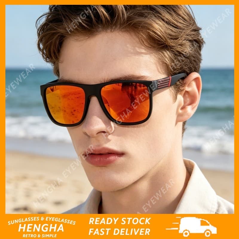 (HENGHA) Estilo Esportivo , Caminhada , Corrida , Praia , Lazer , Personalidade , Aro Completo , Polarizado , Unissex ,