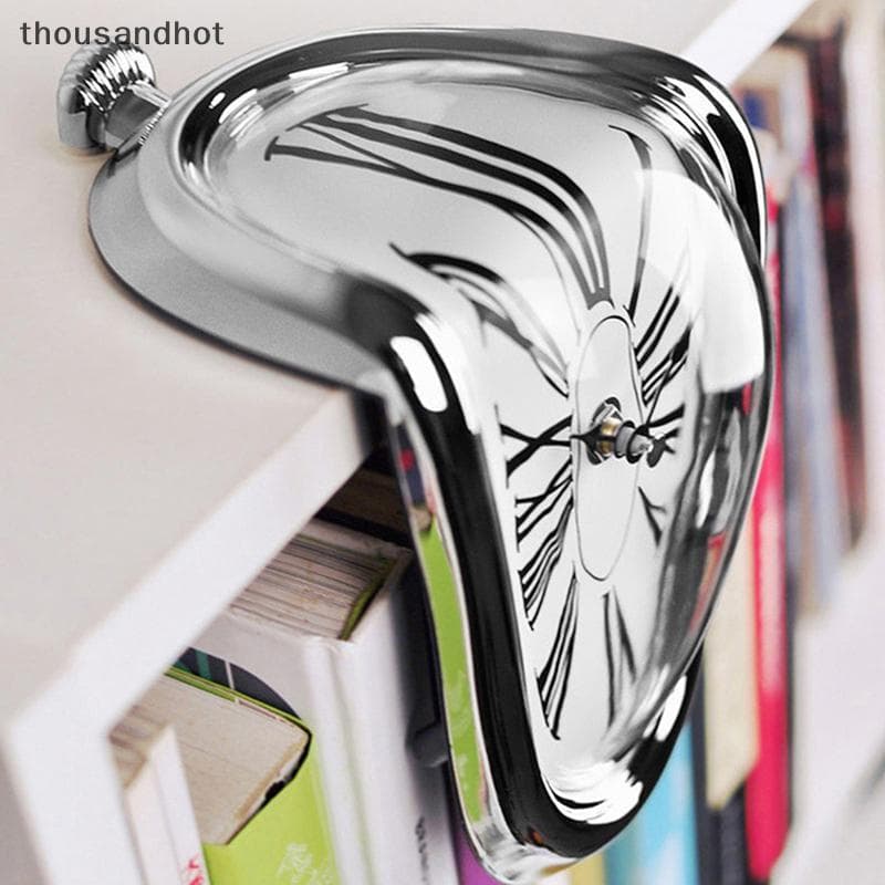 Parede Distorcida Clos Surrealista Salvador Dali Estilo Relógio De Decoração